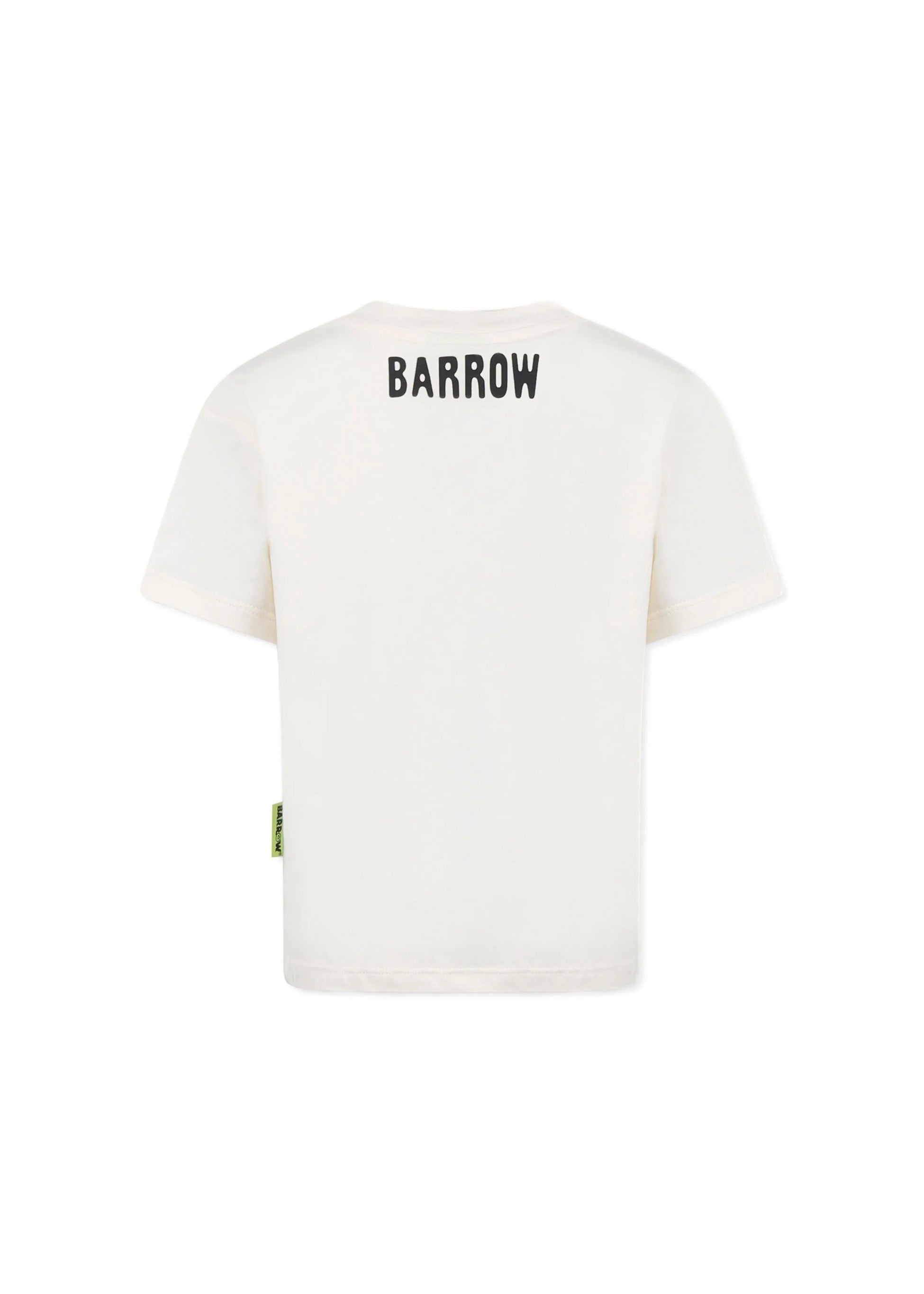 Barrow Kids T-shirt Crema con Stampa Smiles per Bambini (retro)
