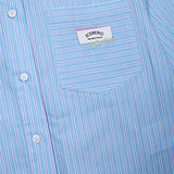 Iceberg Kids Camicia Cielo a Righe con Logo per Bambine