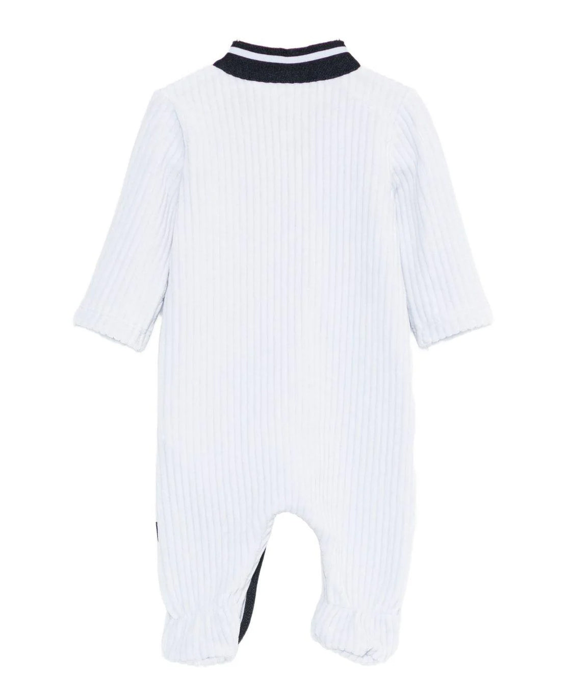 Boss Kids Tutina Celeste + Cappello in Cotone per Neonati