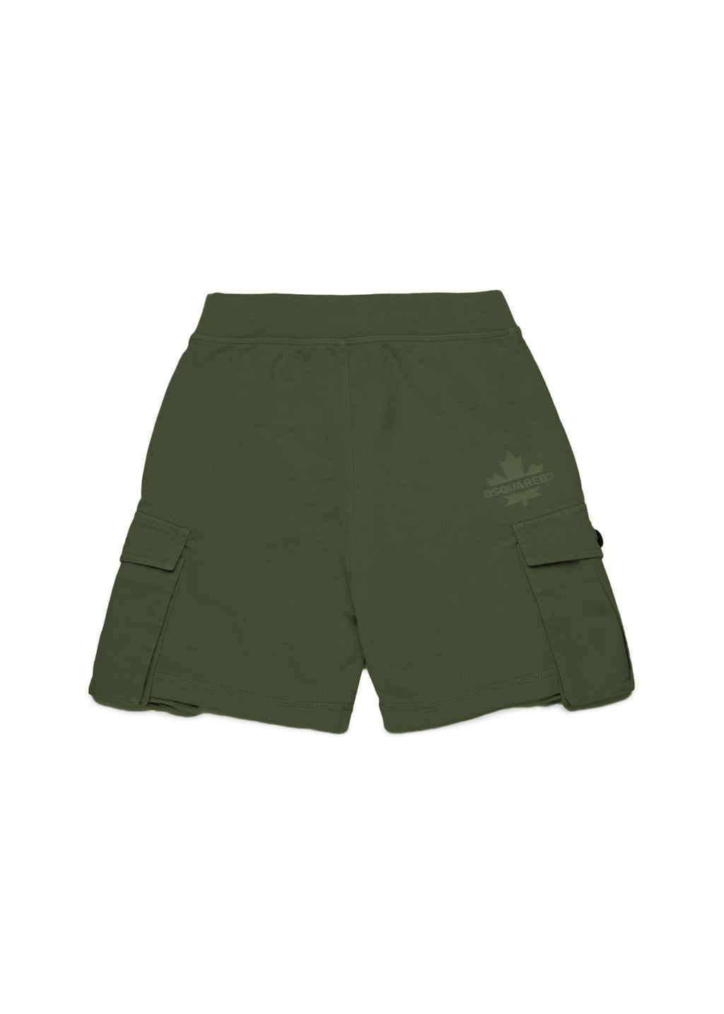 Dsquared2 Kids Bermuda Verde con Tasconi per Bambini