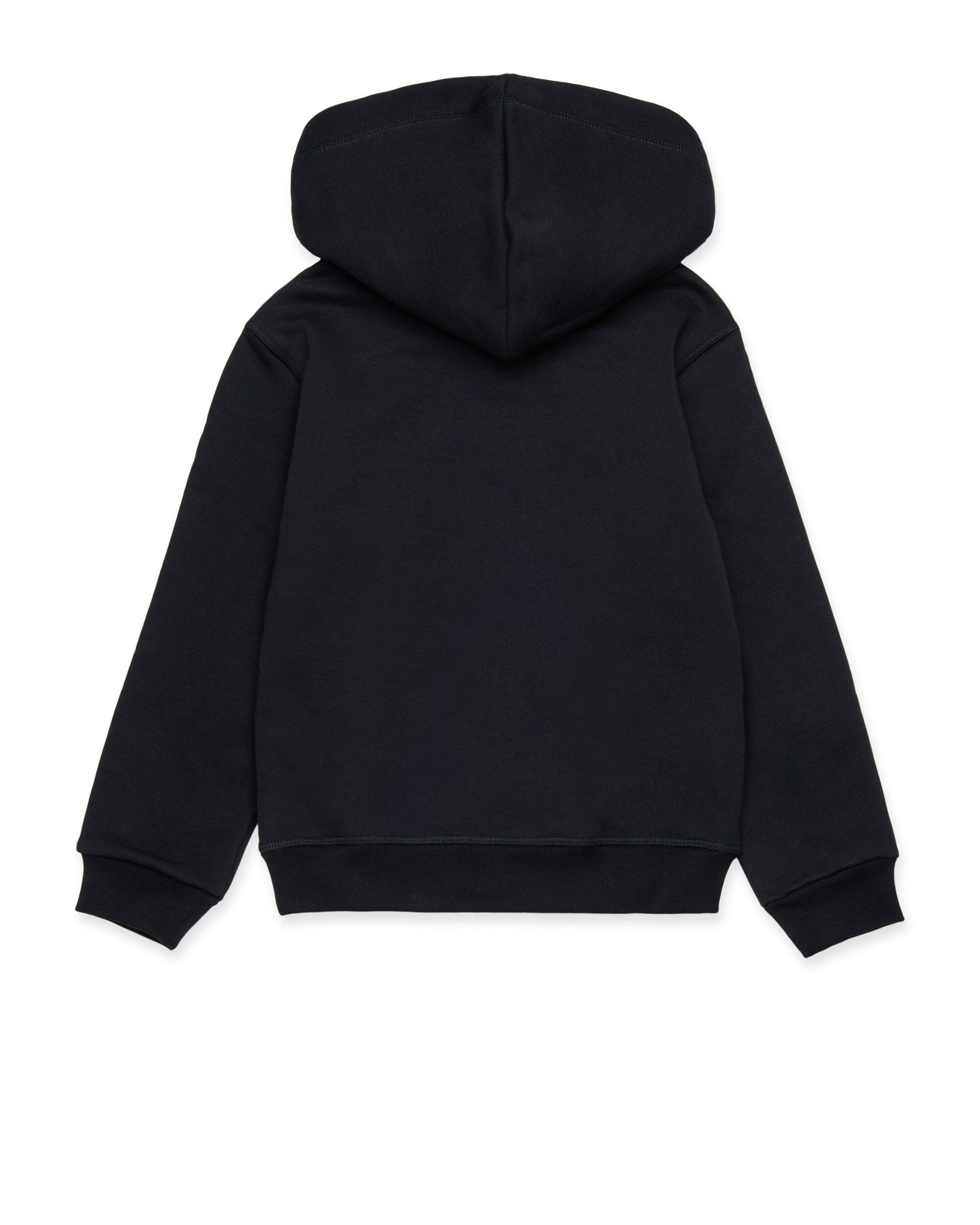 Dsquared2 Kids Felpa con Cappuccio nera per Bambino