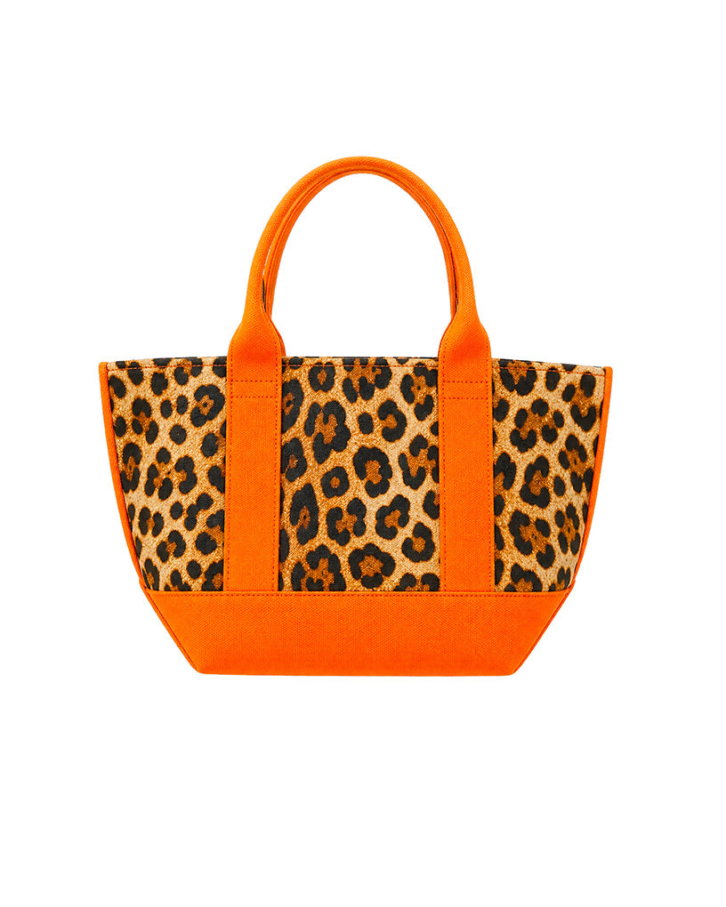 4giveness Kids Mini Bag Fantasia Leopardato e Arancione per Bambine