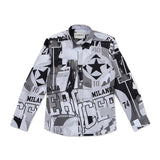 Iceberg Kids Camicia Bianca con Stampa All Over per Bambini