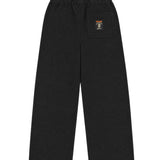 MSGM Kids Pantalone Nero con Logo per Bambini