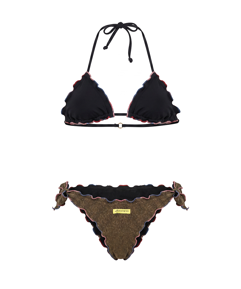 4Giveness Kids Bikini Triangolo Oro per Bambine