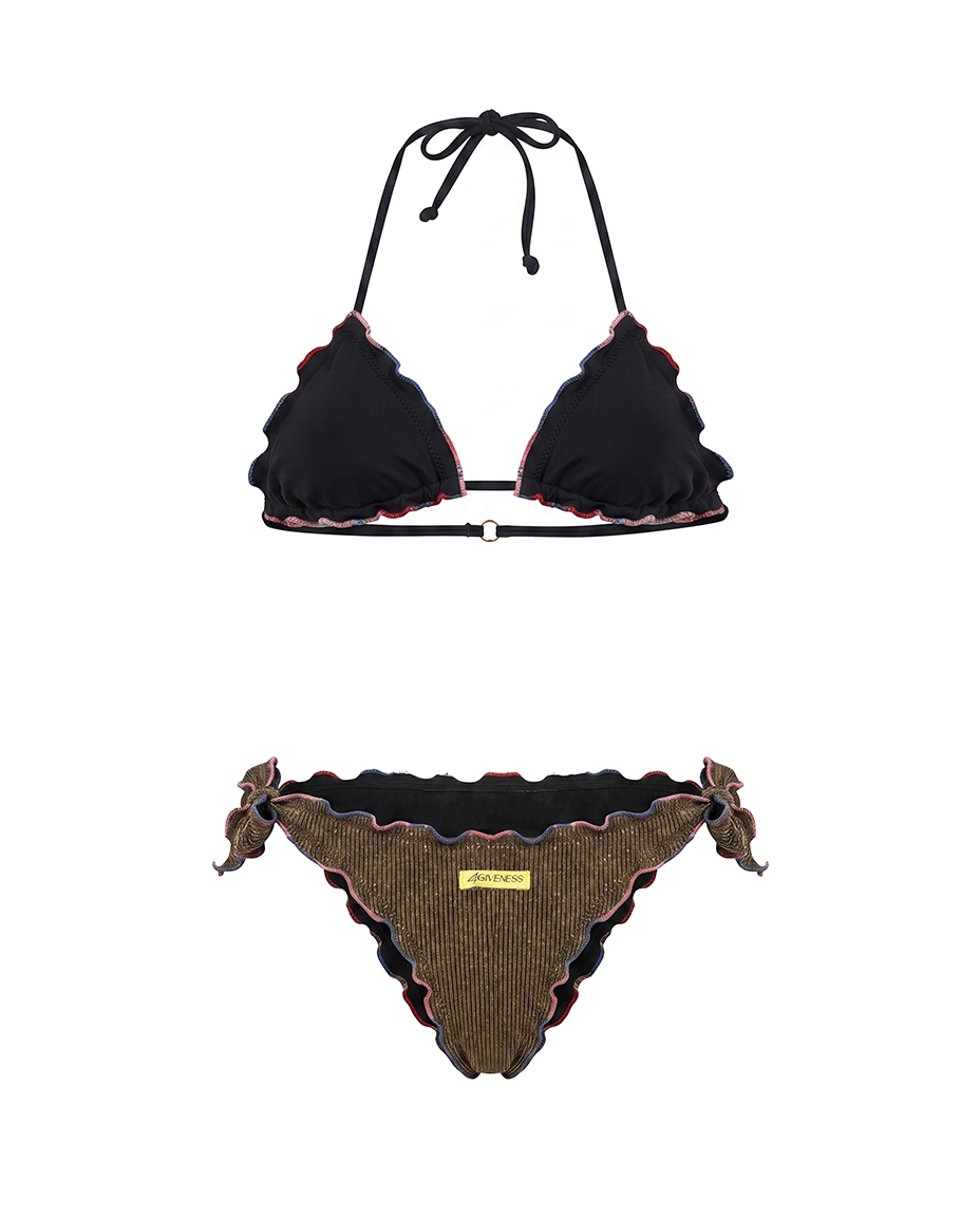 4Giveness Kids Bikini Triangolo Oro per Bambine