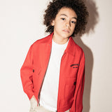 Dsquared2 Kids Red Jacket with Zip and Pockets for Children