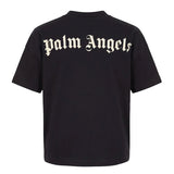 Palm Angels Kids T-Shirt Nero con Logo per Bambini