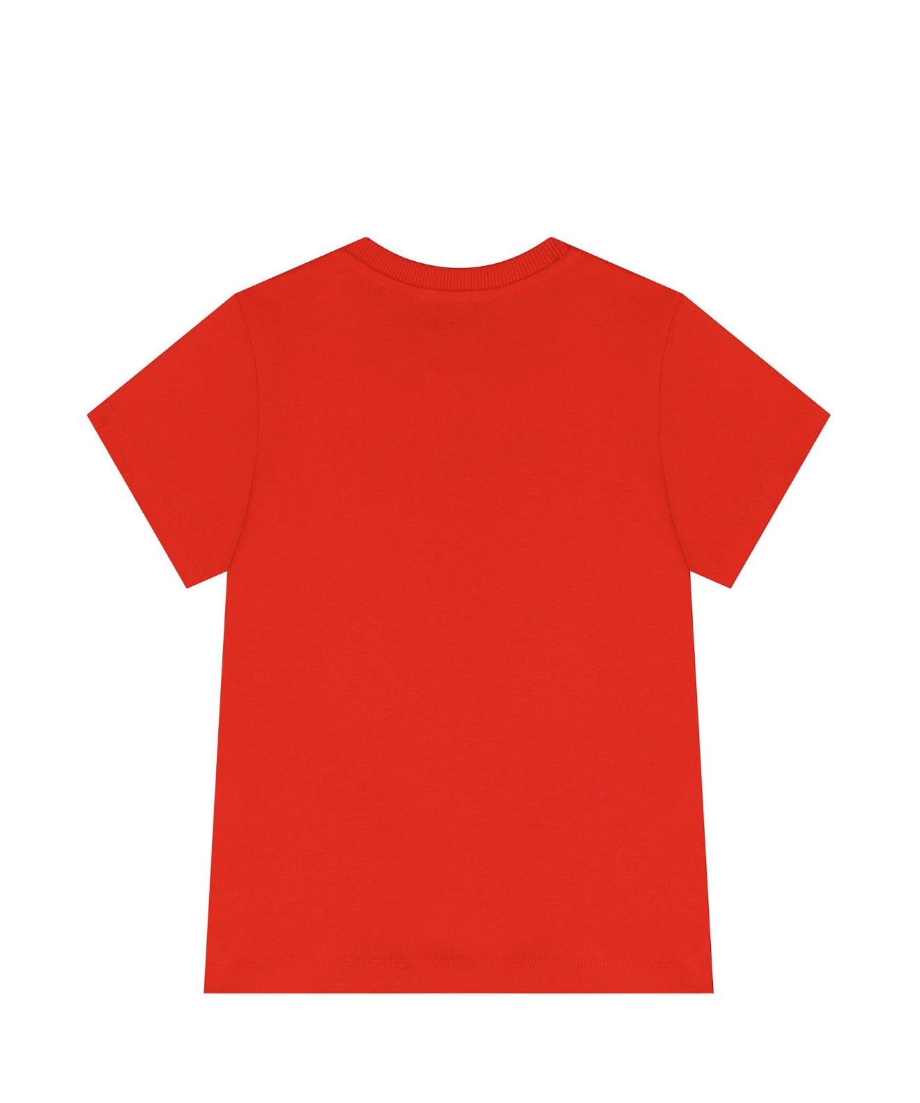 Moschino Kids T-shirt Rossa con Stampa Teddy (retro)