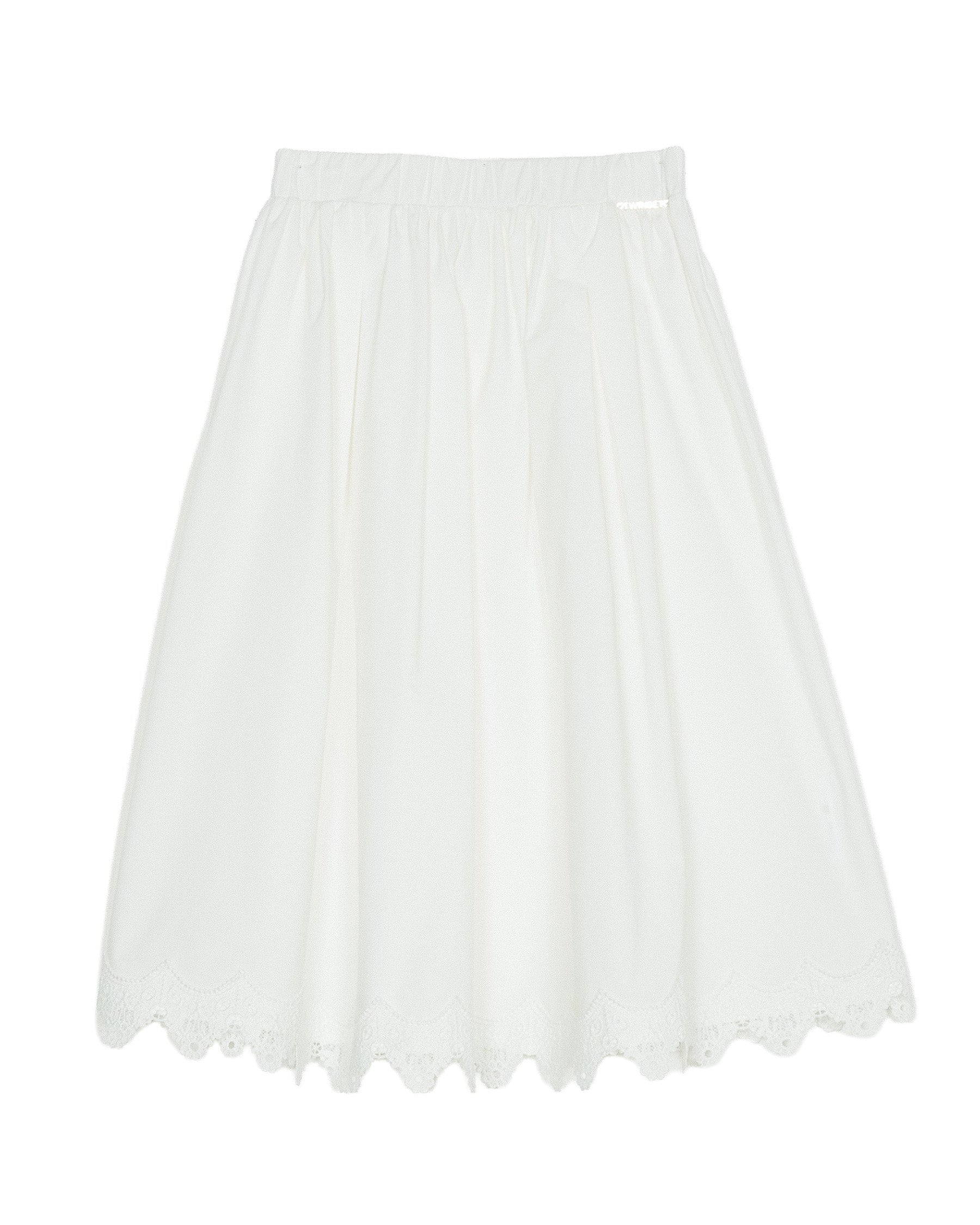 Twinset Kids Gonna Off-White con Tulle in Pizzo per Bambine