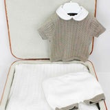 Le Coconne Completo Bianco/Beige per Neonati