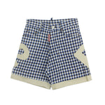 Dsquared2 Kids Bermuda a Quadri con Logo per Bambini