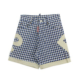 Dsquared2 Kids Bermuda a Quadri con Logo per Bambini