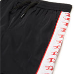 Diesel Kids Costume Boxer Nero con Banda Logata per Bambini