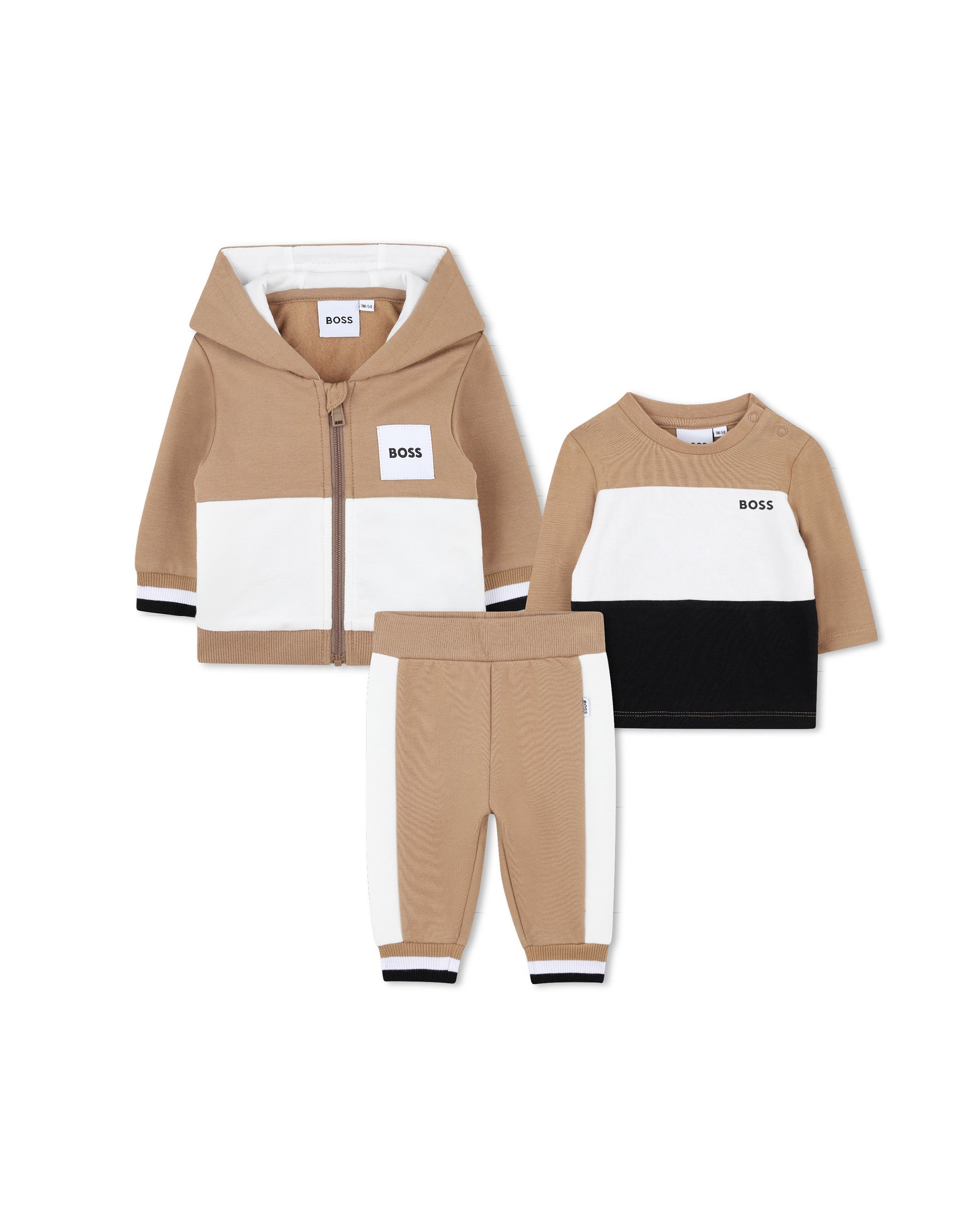 Boss Kids Completo Biscotto in Maglia per Neonati