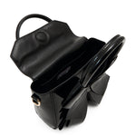 Pinko Kids Borsa Tote Nera con Fiocco Oversize (dettaglio interno)