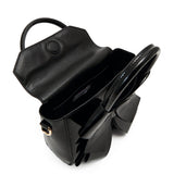 Pinko Kids Borsa Tote Nera con Fiocco Oversize (dettaglio interno)