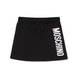 Moschino Kids Gonna Nera con Logo per Bambine