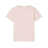 Lacoste Kids T-Shirt Rosa con Logo per Bambine