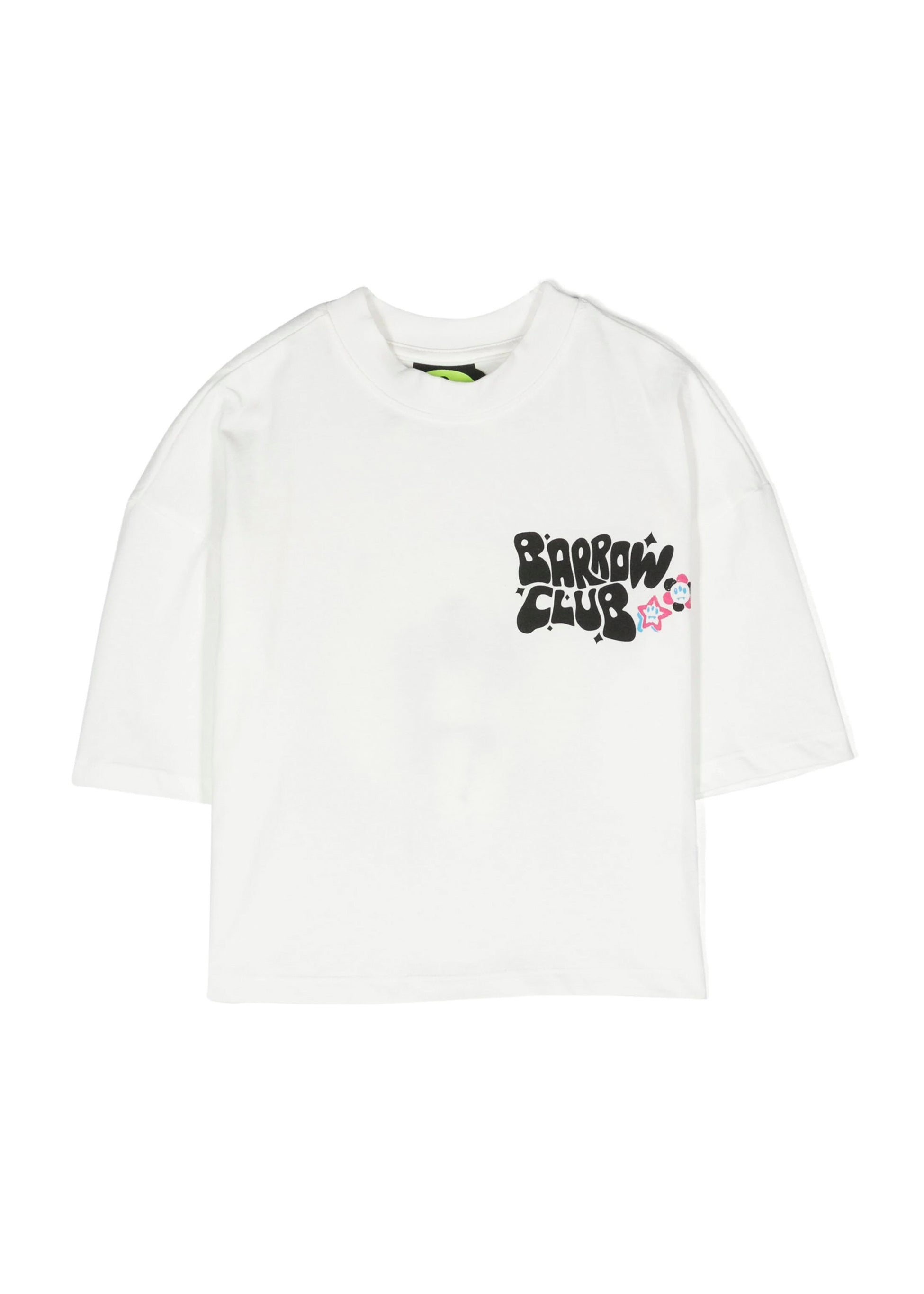 Barrow Kids T-shirt Bianca con Logo con Decorazione