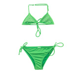 4GIVENESS Costume Bikini Verde con Strass per Bambine
