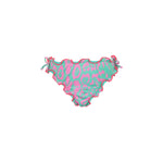 EffeK Costume Slip Fantasia Maculata Verde/Fucsia