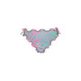 EffeK Costume Slip Fantasia Maculata Verde/Fucsia