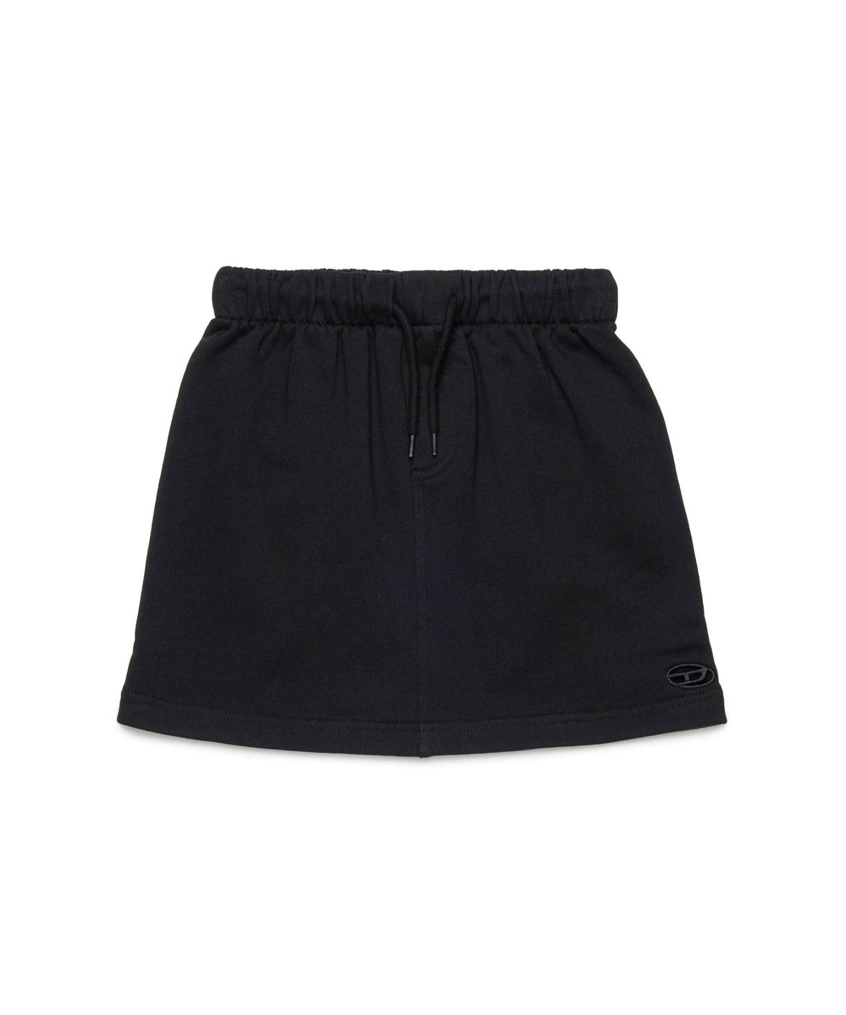 Diesel Kids Gonna Nera in Felpa con Oval D per Bambine