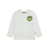 Barrow Kids T-shirt Maniche Lunghe Bianca con Logo