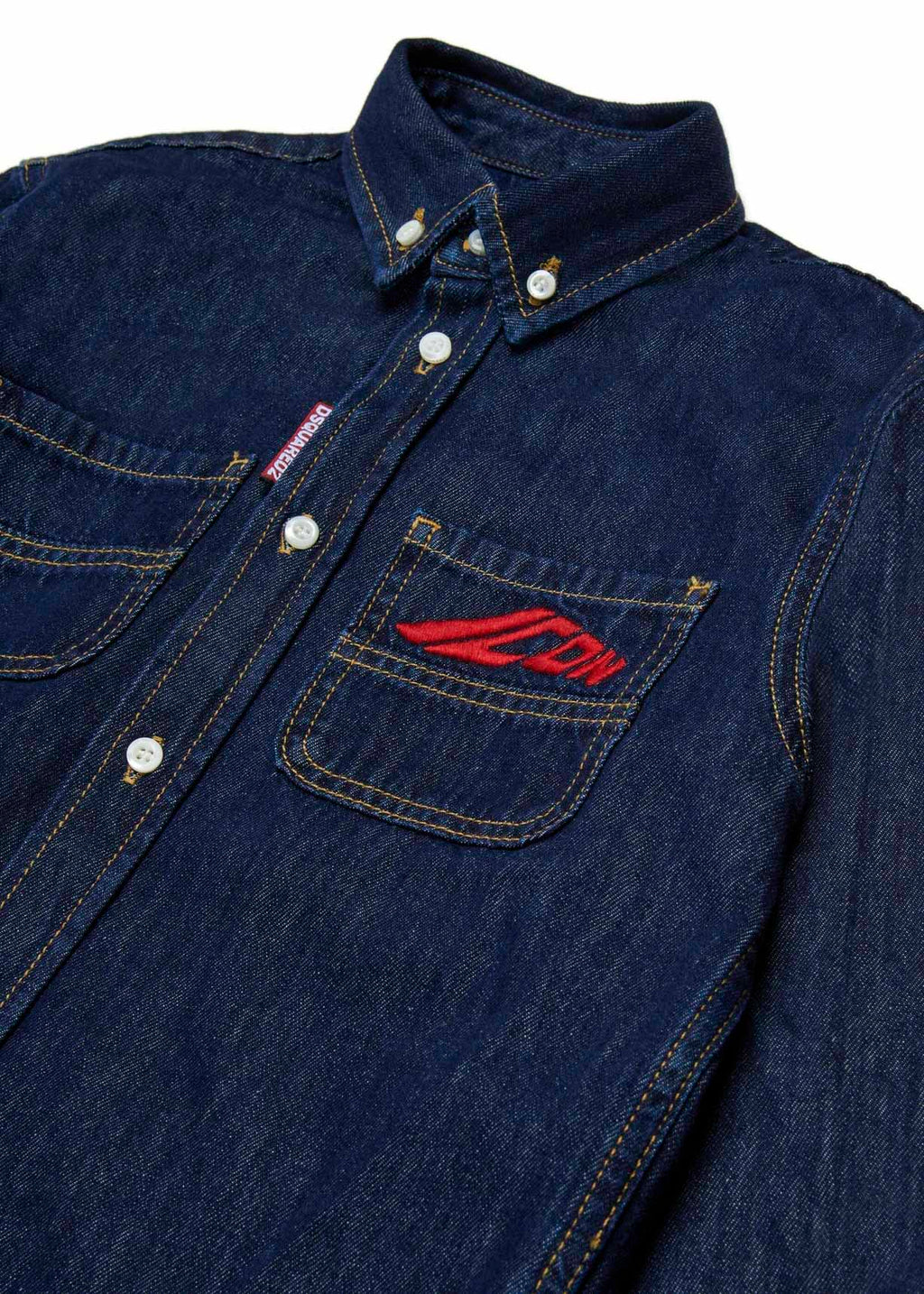 Dsquared Kids Camicia Denim ICON per Bambini
