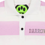 Barrow Kids Polo a Righe Bianco/Rosa per Bambine (dettaglio)