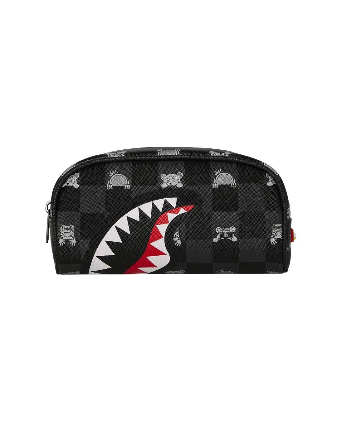 Sprayground Kids Astuccio Nero Fantasia Multicolor con Logo Unisex