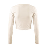 Pinko Kids T-Shirt Latte con Ricamo per Bambine