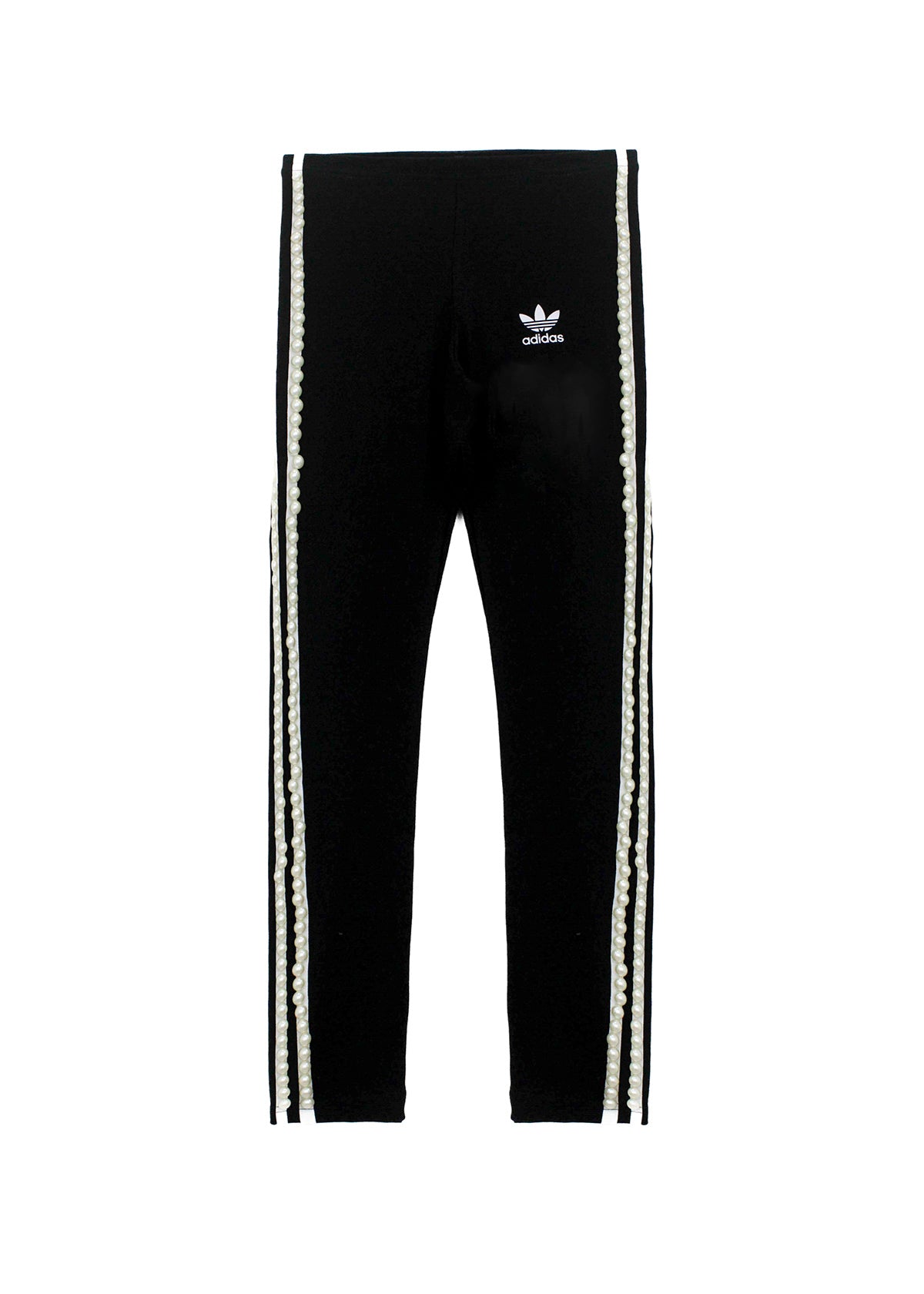 Adidas X Iconic Leggings Nero con Logo e Perle per Bambine