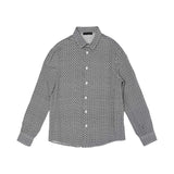 Daniele Alessandrini Camicia Fantasia Bianco/Nero per Bambini