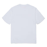 Diesel Kids T-Shirt Bianco con Logo in Denim per Bambini