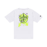 Sprayground Kids T-Shirt Bianco con Stampa Fonte/Retro per Bambini