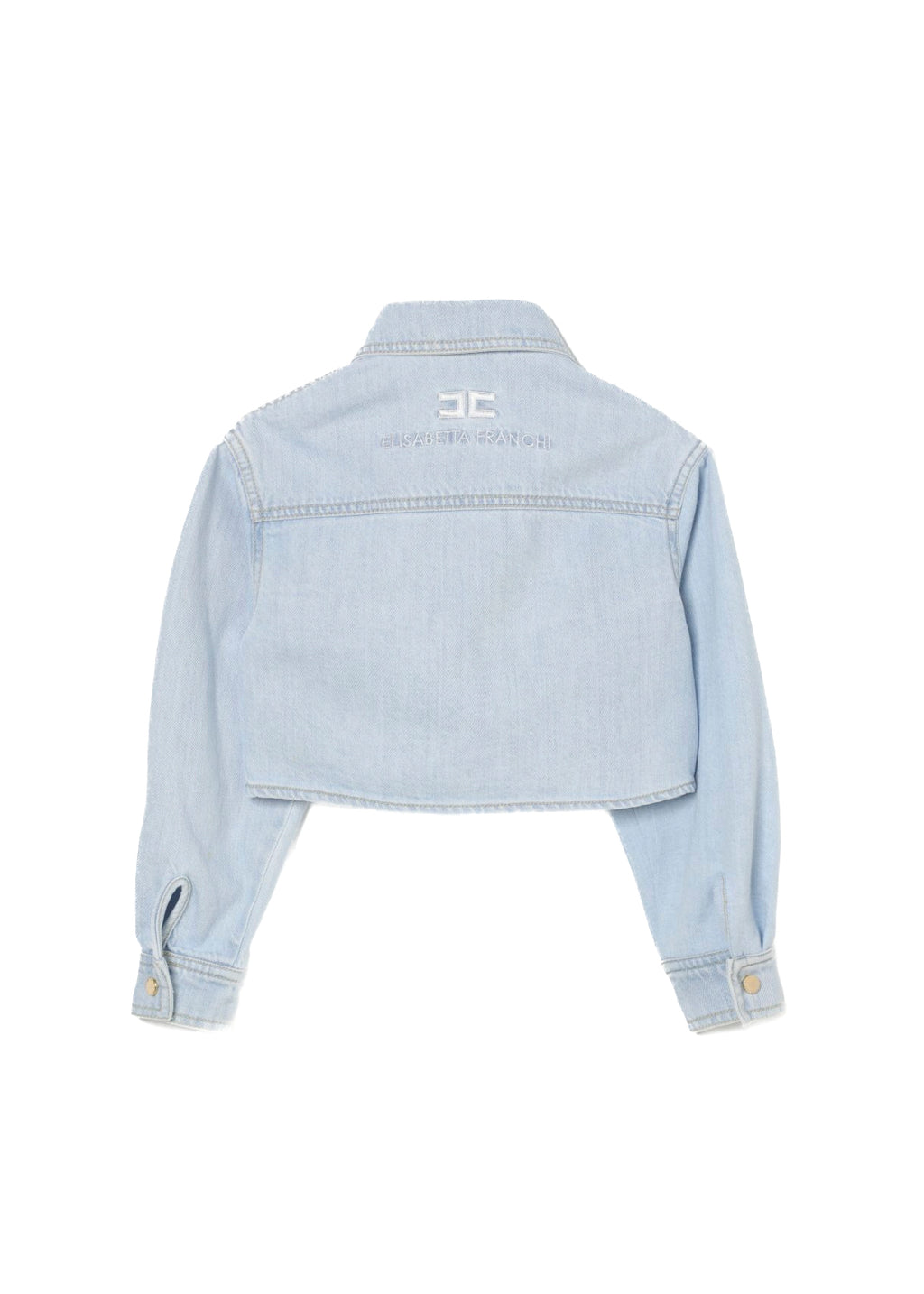 Elisabetta Franchi La Mia Bambina Camicia Jeans per Bambine