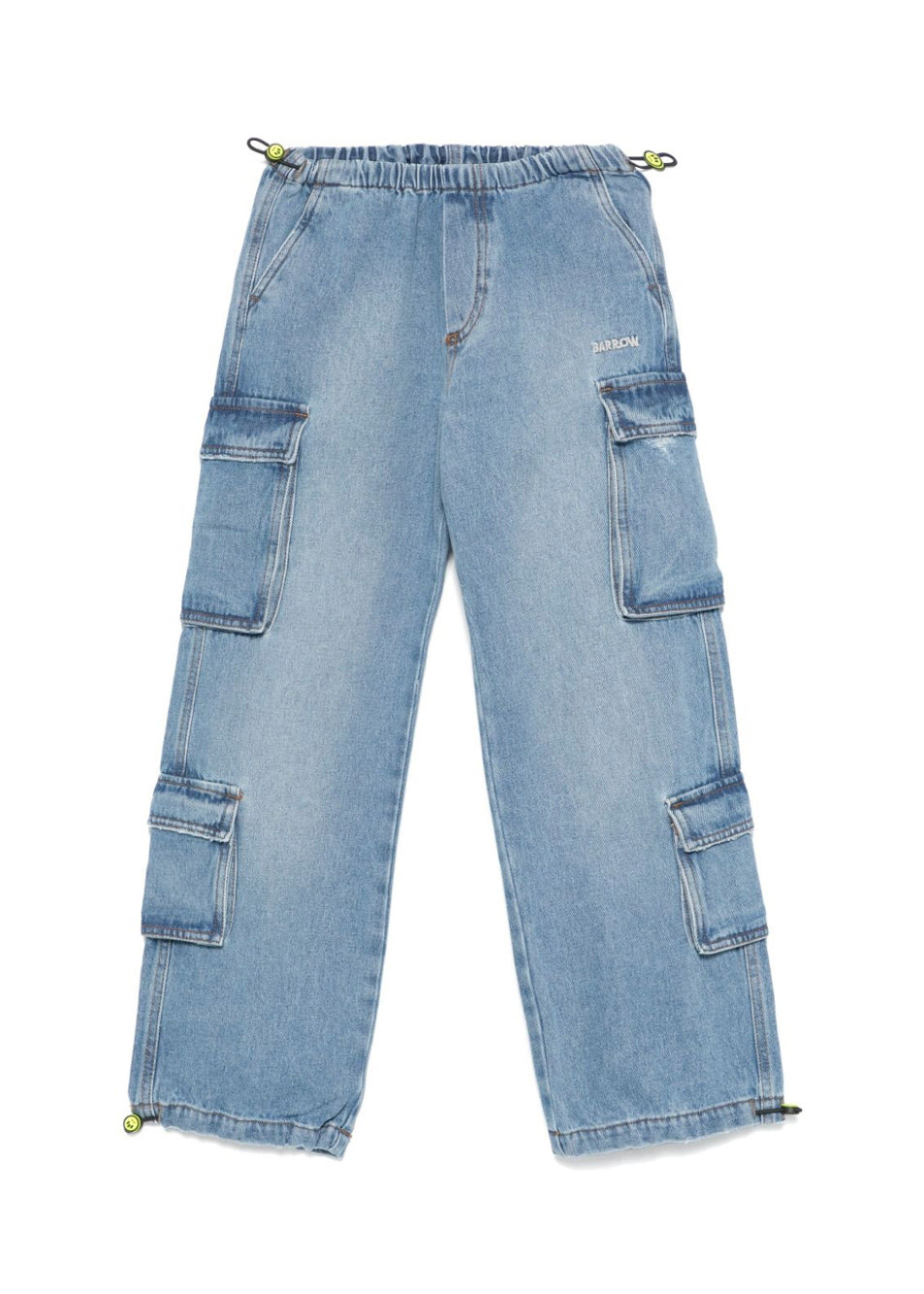 Barrow Kids Jeans Cargo Denim Chiaro per Bambini