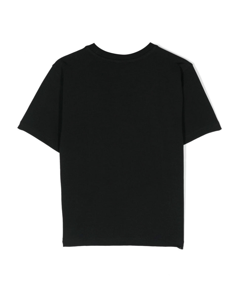 Moschino Kids T-shirt con Stampa Logo Nera