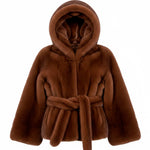 Yes London Kids Ecovisone con Cappuccio Moro per Bambine