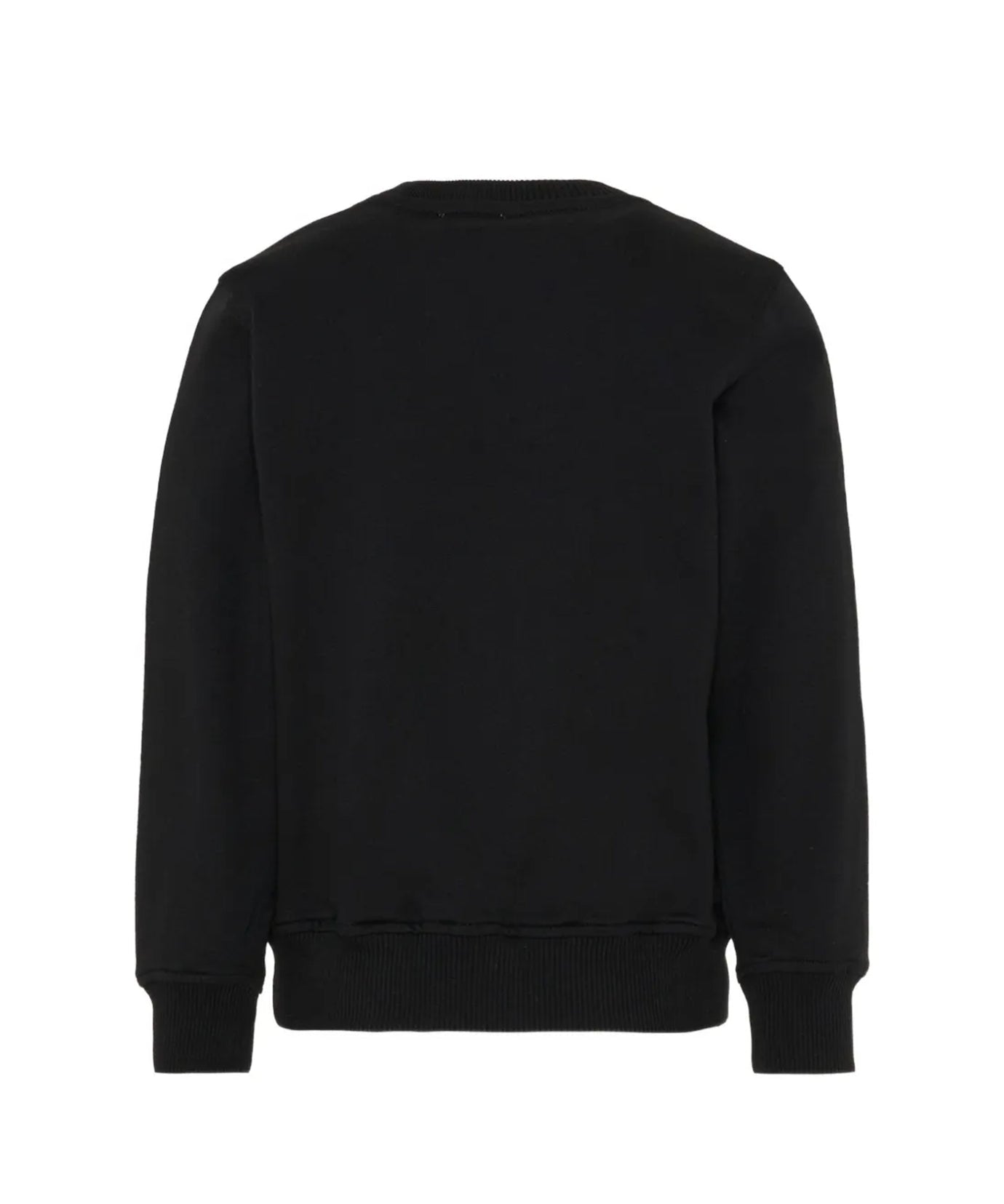 Moschino Kids Felpa Nera con Logo Teddy Bear per Bambini