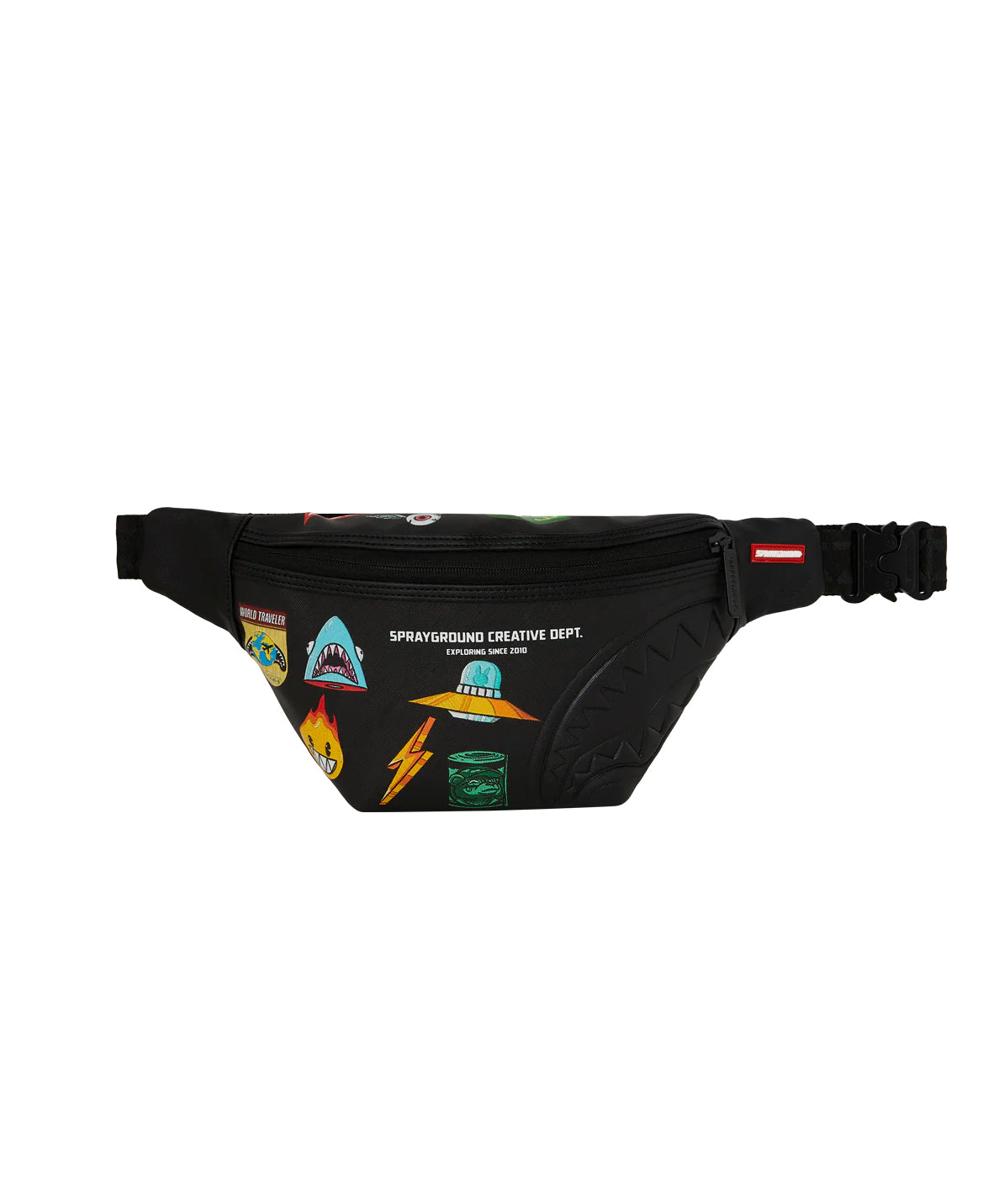 Sprayground Kids Marsupio Nero Regolabile per Bambini