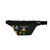 Sprayground Kids Marsupio Nero Regolabile per Bambini