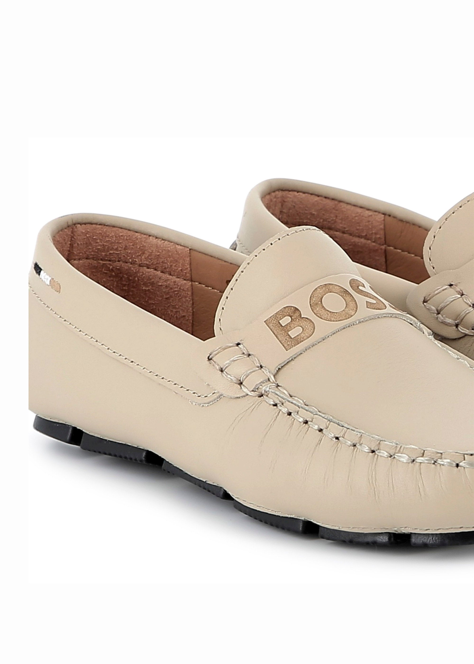 Boss Kids Mocassini Beige per Bambini