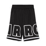 Barrow Kids Bermuda Nero Basket con Logo per Bambini