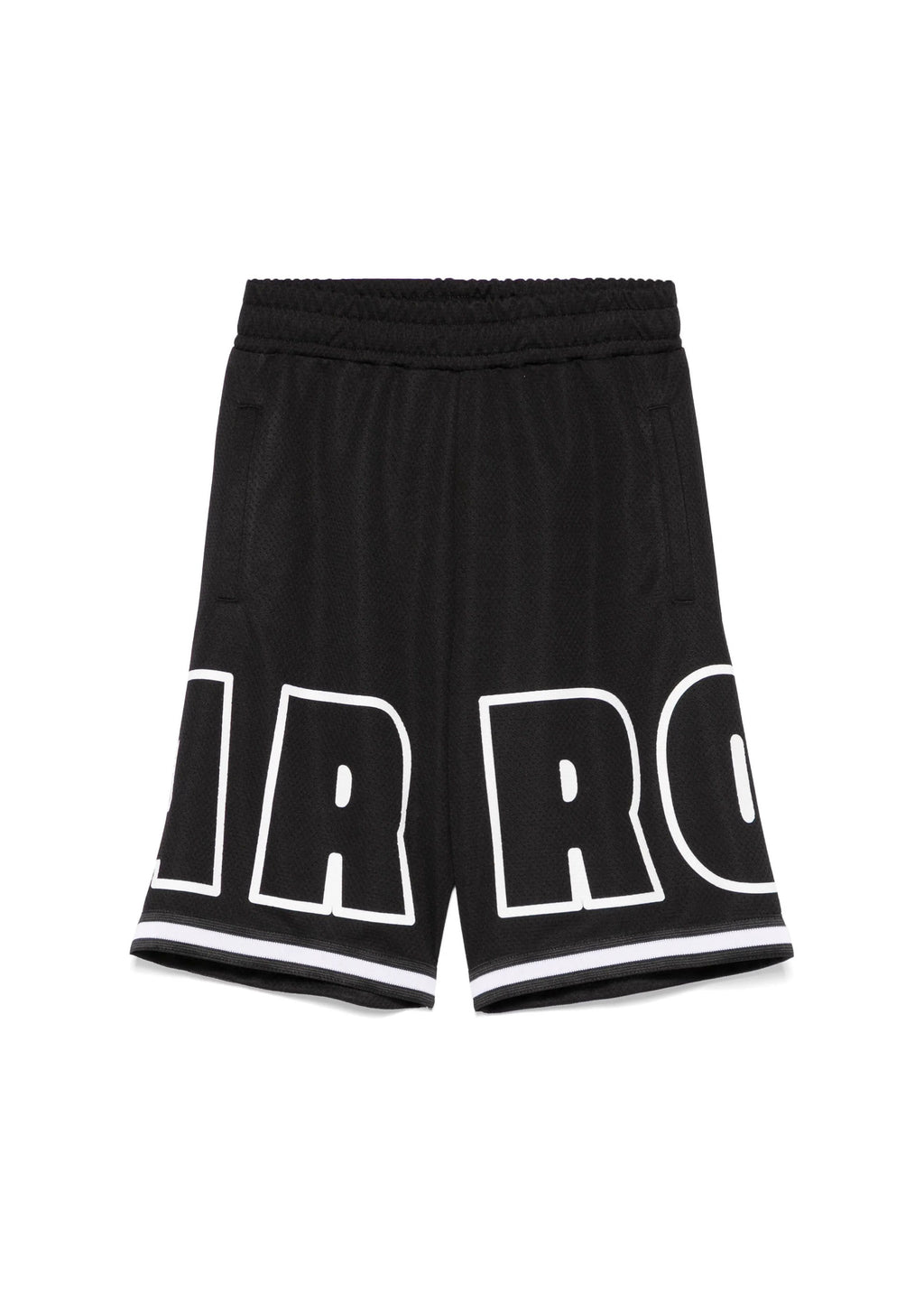 Barrow Kids Bermuda Nero Basket con Logo per Bambini