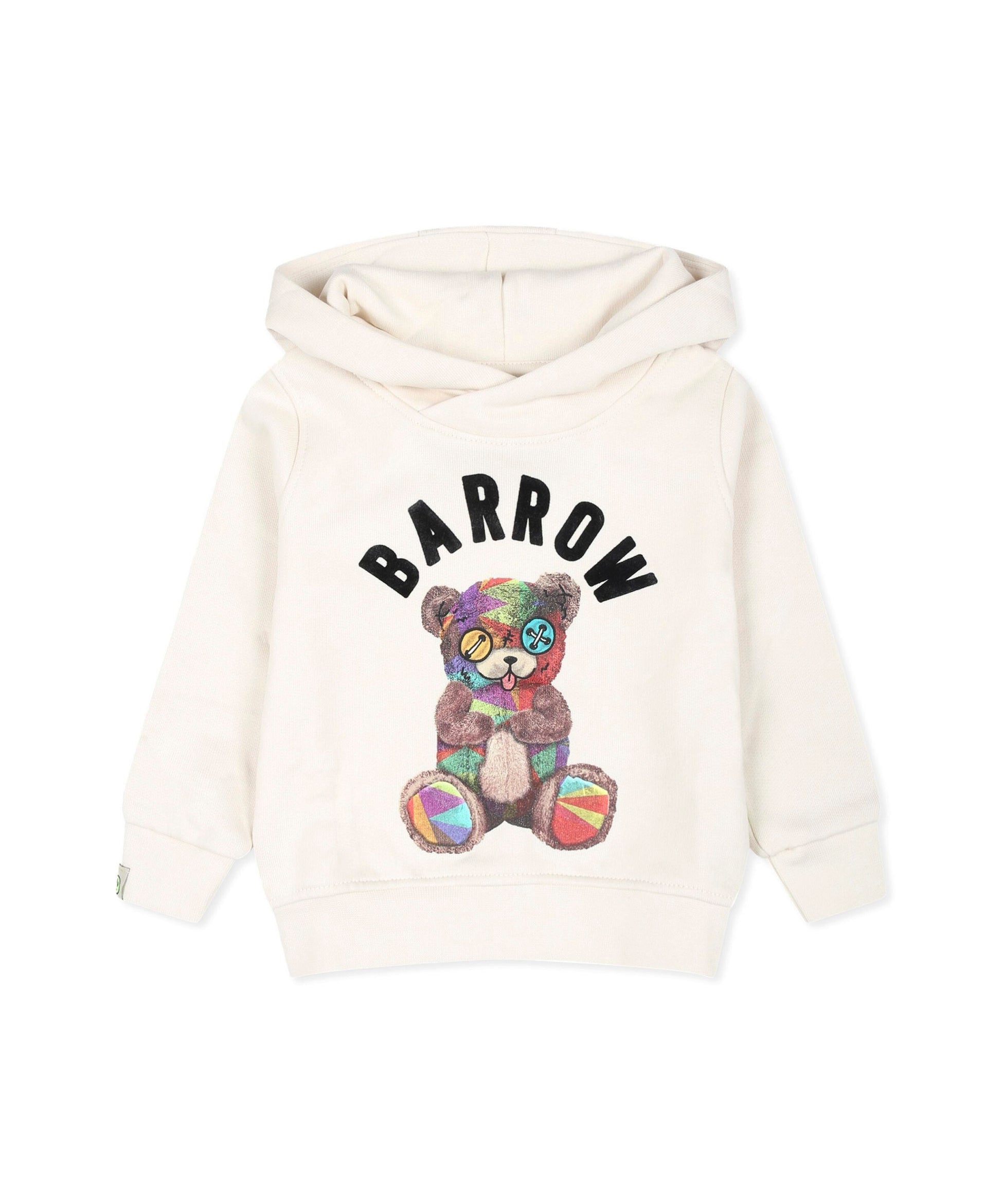 Barrow Kids Felpa Crema con Cappuccio con Stampa per Neonati