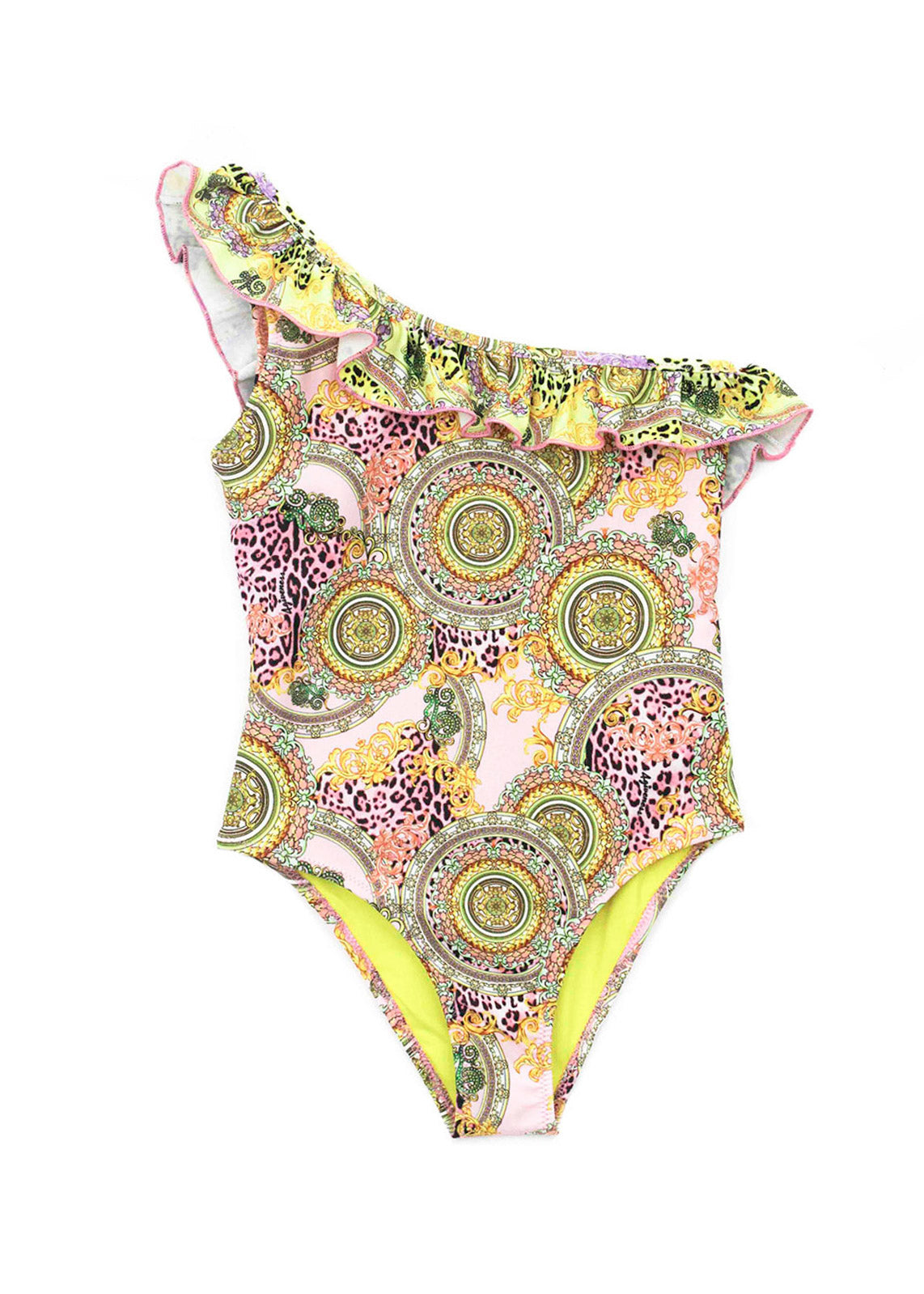 4GIVENESS Girls' Capri Print Monokini Swimsuit