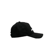 Palm Angels Kids Cappello Nero con Ricamo Logo a Contrasto per Bambini